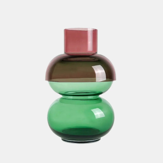Bubble Large Pink & Green - Vase Cloudnola