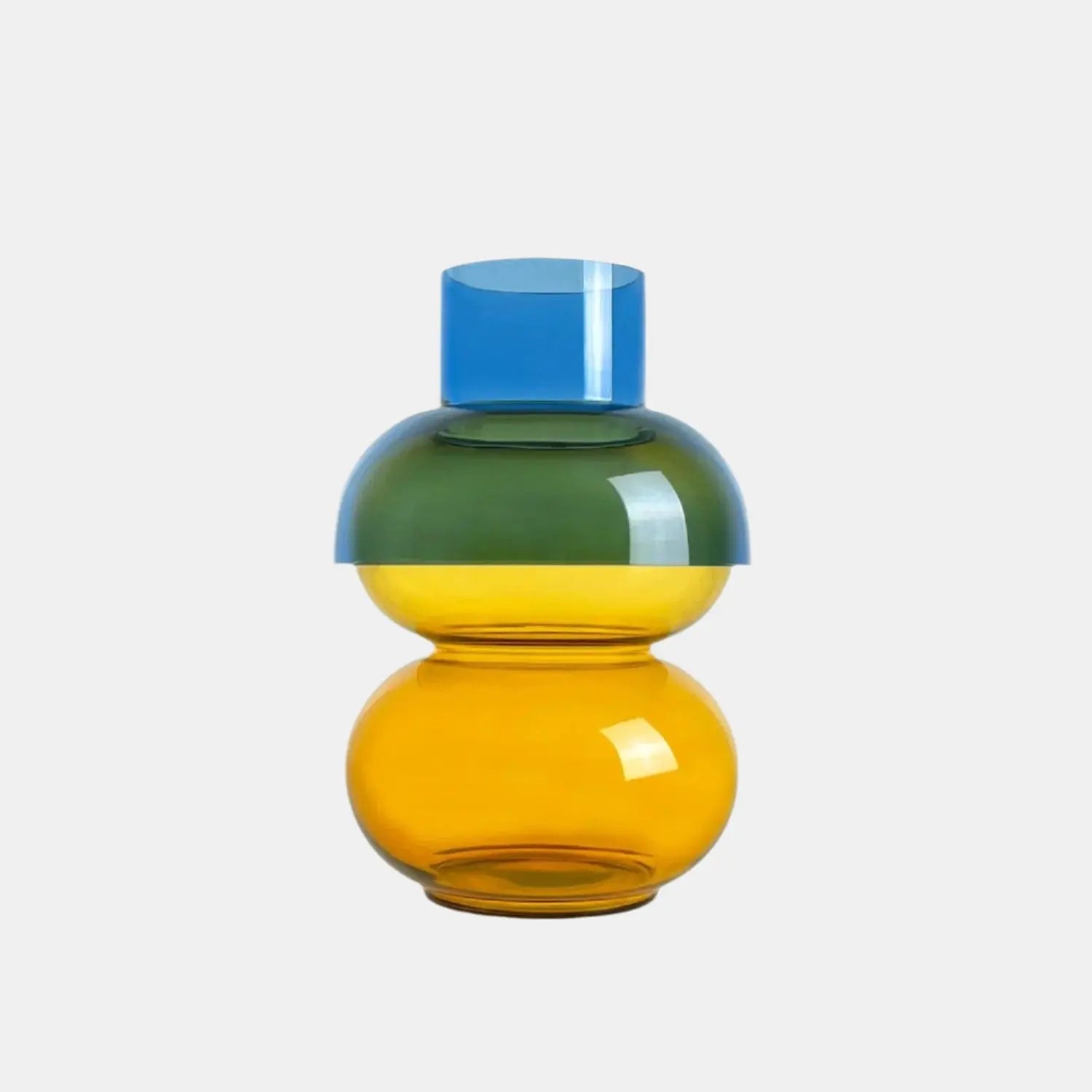 Bubble Med Blue & Yellow - Vase Cloudnola