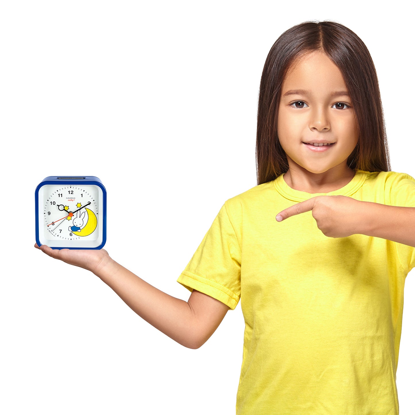 Miffy Blue Alarm Clock - Nijntje Collaboration - Analog - LED Illumination - Snooze Feature