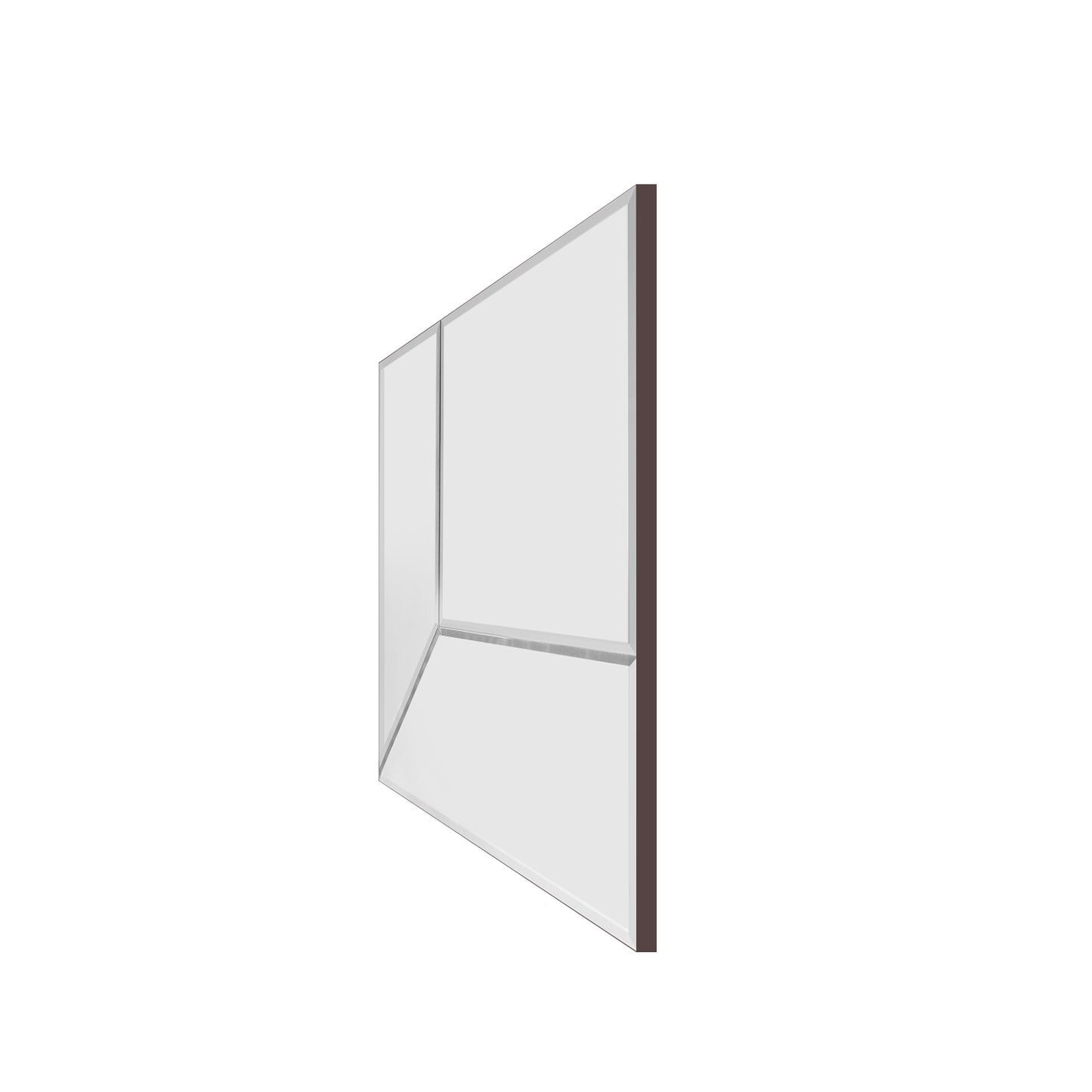 Mosaic Square XL- Mirror - Reversible - Beveled Mirror - Unique Wall Decor