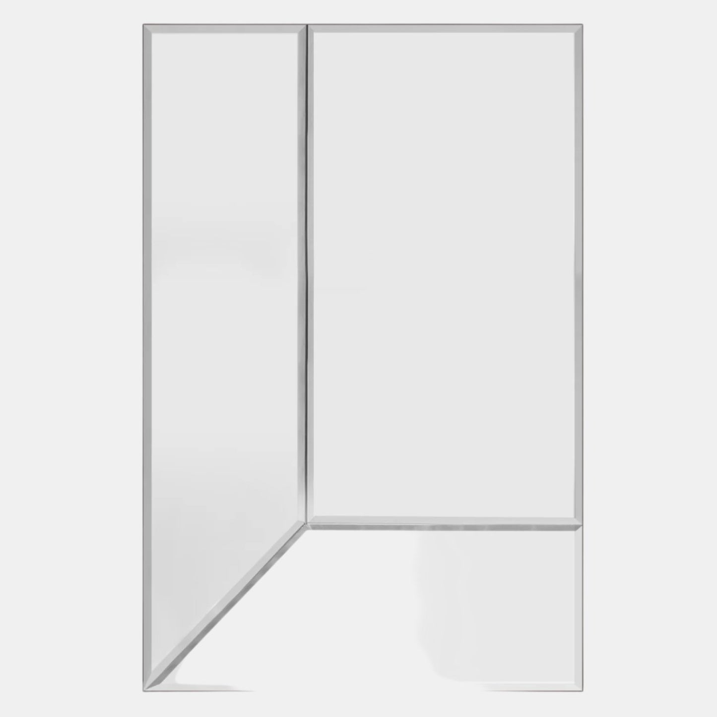 Mosaic Rectangle XL - Mirror - Reversible - Beveled Mirror - Contemporary Wall Art