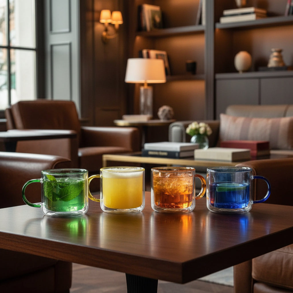 Cubo Double-Wall Cups - Medium Set - Cups Cloudnola