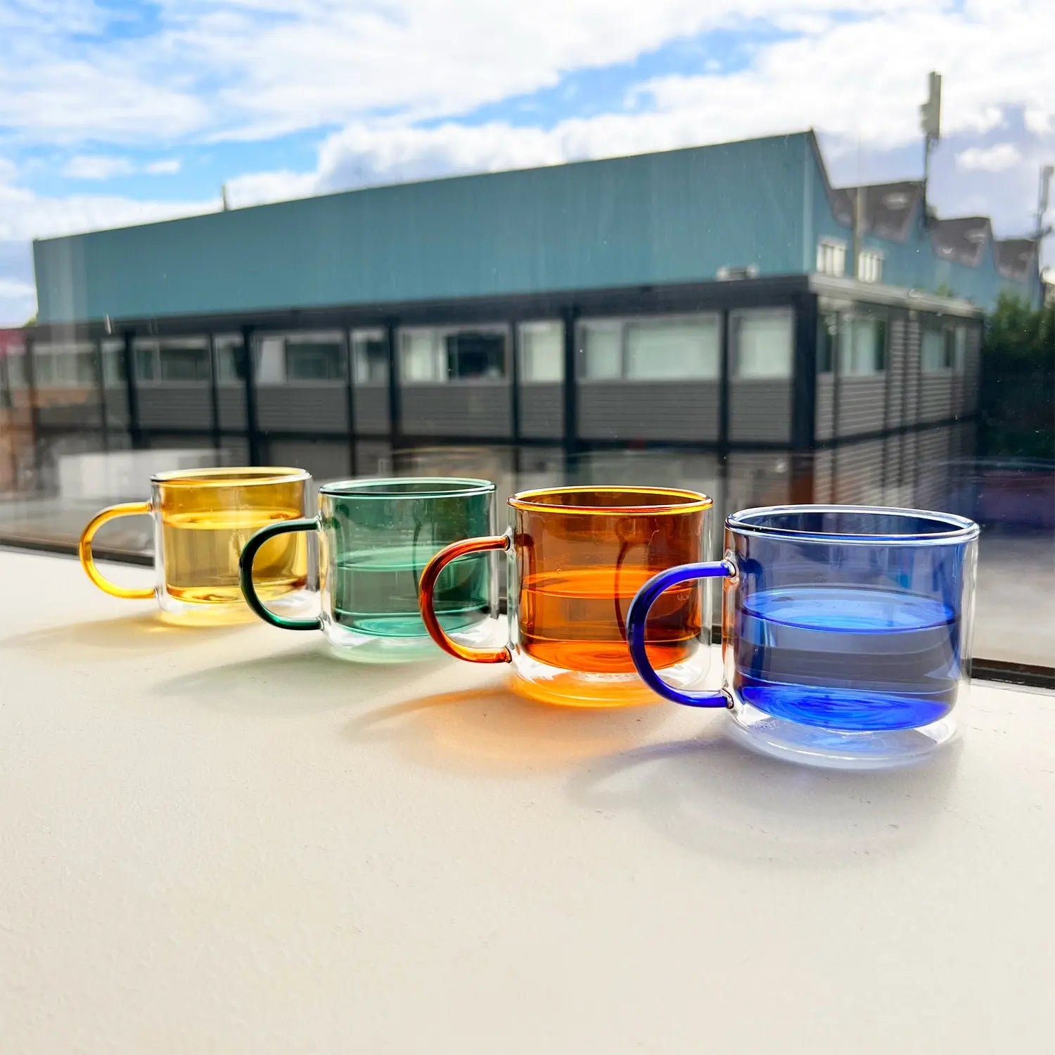 Doppelwandige Kaffeegläser – Cubo doppelwandiges Tassen-Set