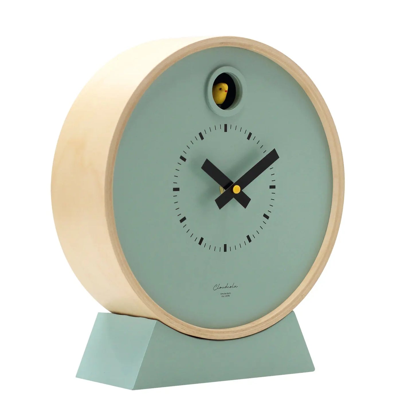 Cuckoo Clock Dot – Sage Green with Stand | Cloudnola Cloudnola