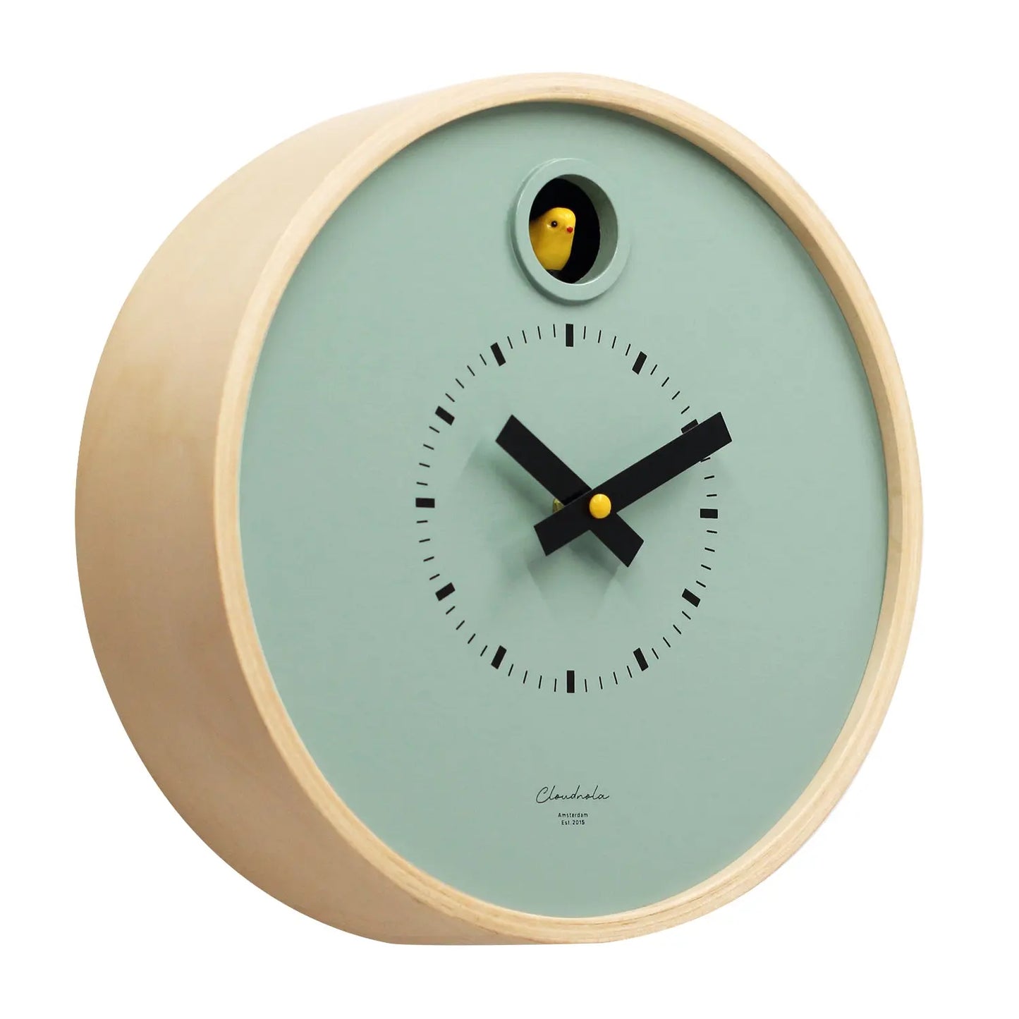 Cuckoo Clock Dot – Sage Green with Stand | Cloudnola Cloudnola