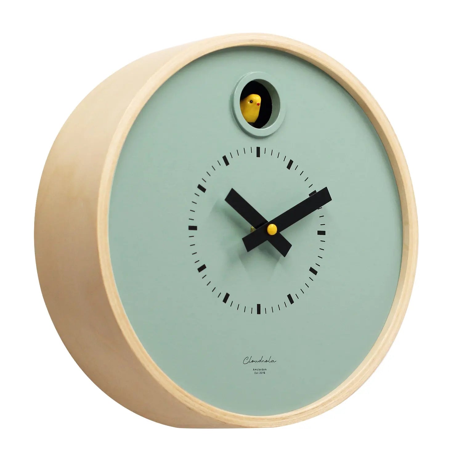 Cuckoo Clock Dot – Sage Green with Stand | Cloudnola Cloudnola