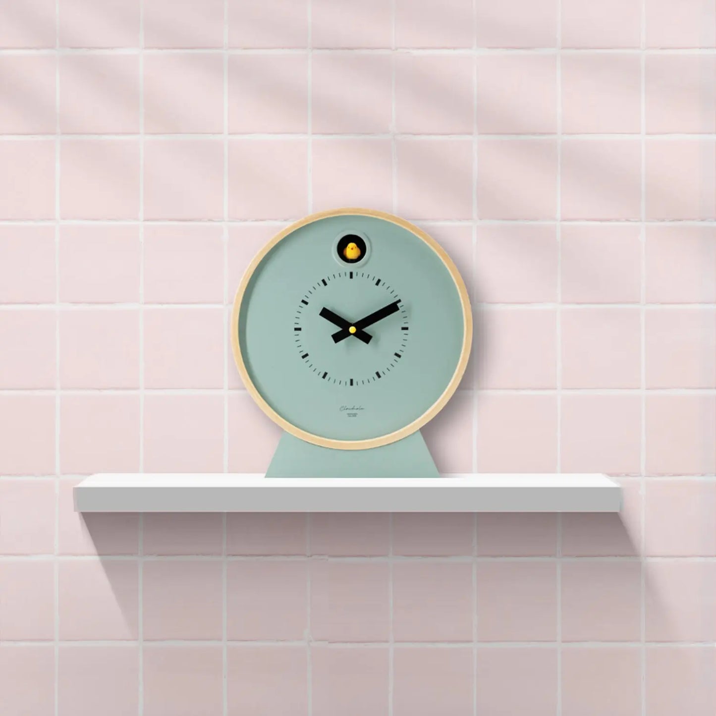 Cuckoo Clock Dot – Sage Green with Stand | Cloudnola Cloudnola