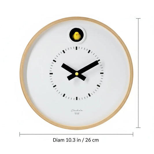 Dot White Cuckoo Clock Cloudnola