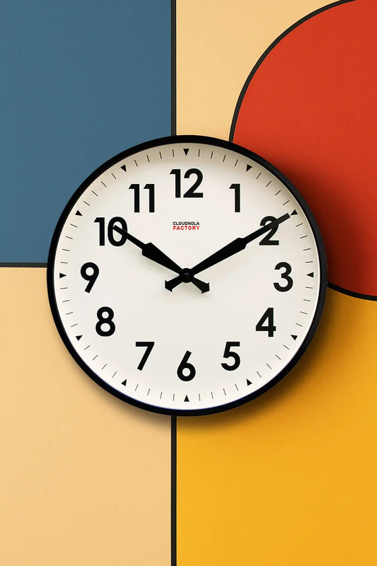 Factory Black XL Clock Cloudnola