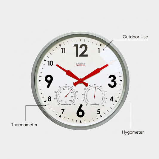 Factory Zinc Outdoor Clock