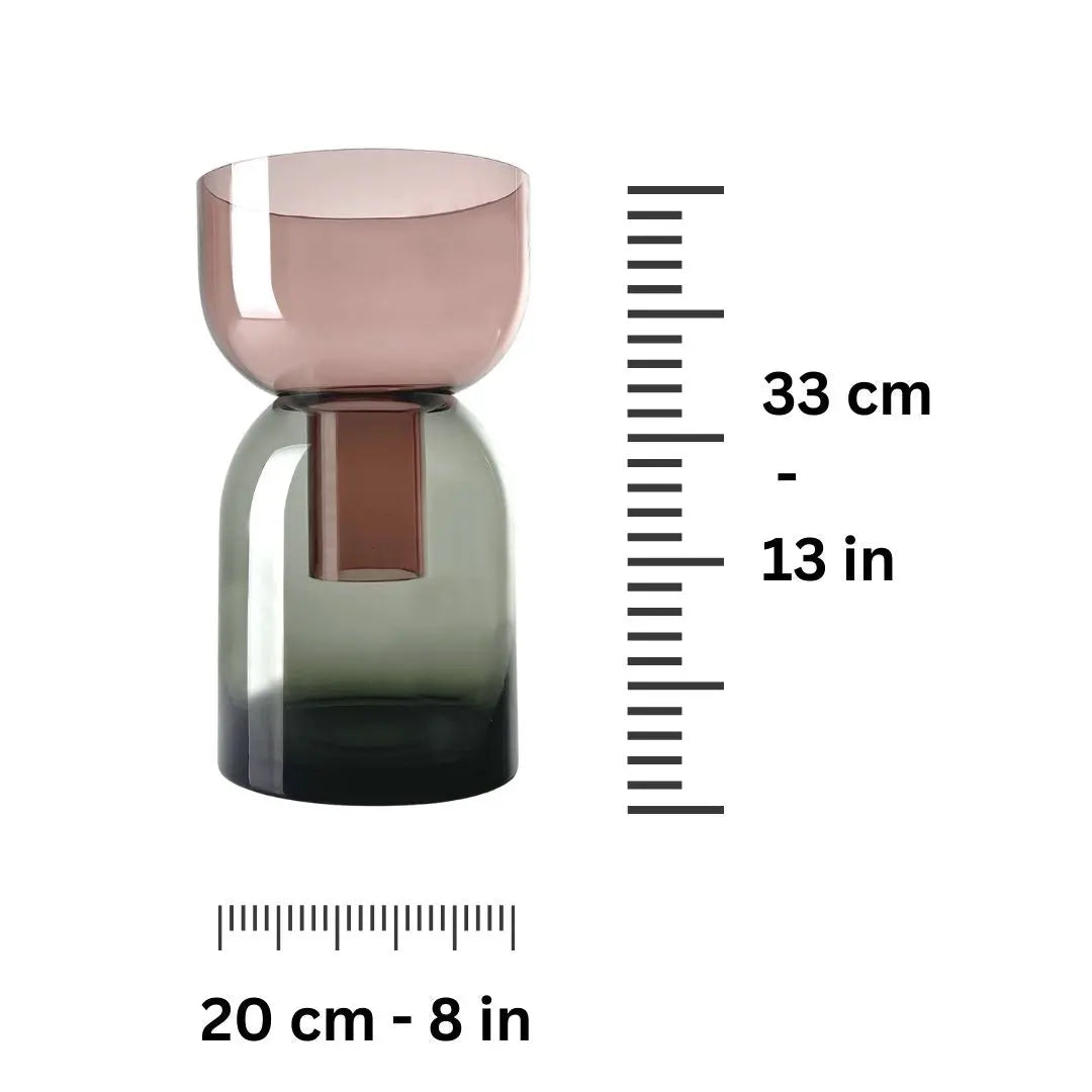 Flip Large Gray & Pink - Vase Cloudnola
