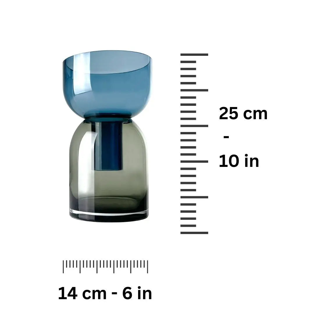 Flip Med Blue & Gray - Vase Cloudnola