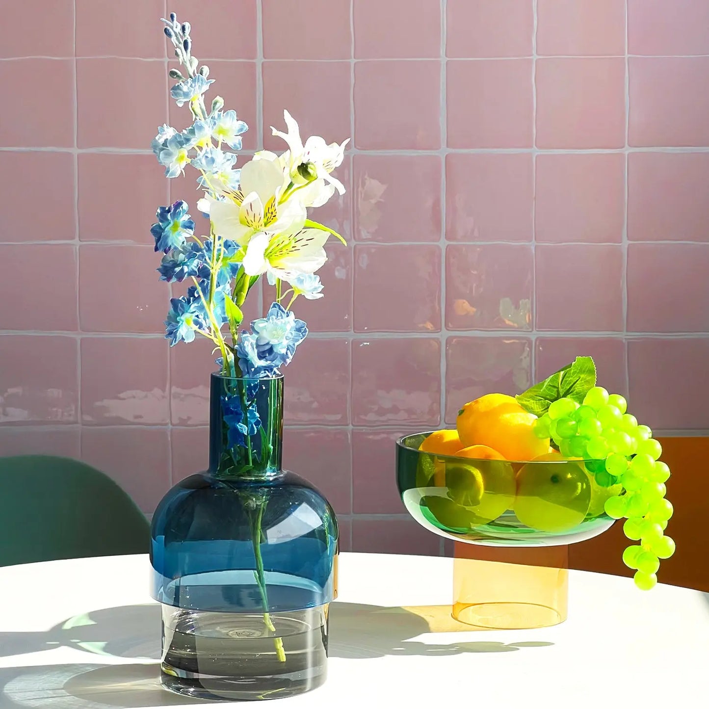 Flip Med Blue & Gray - Vase Cloudnola