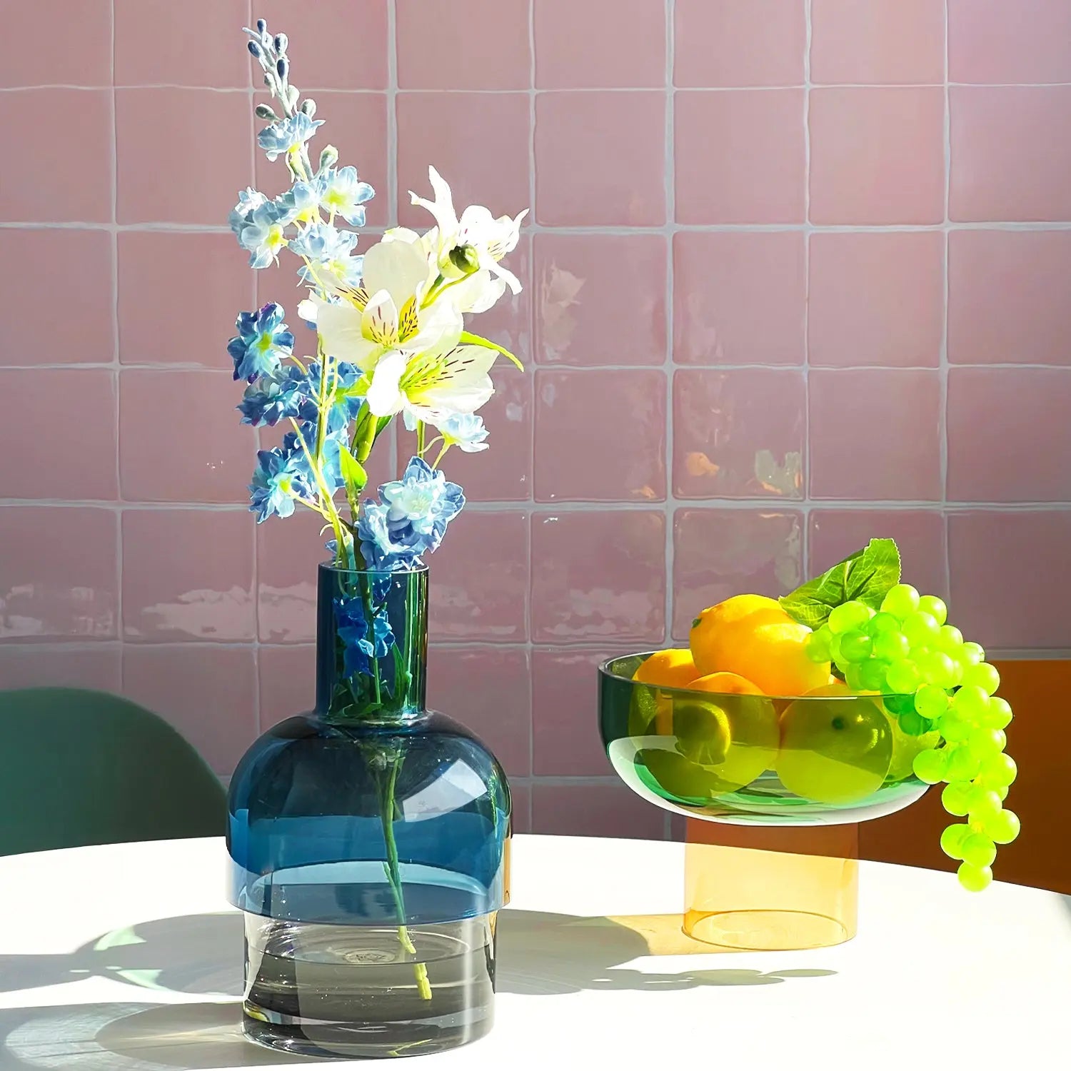 Flip Med Blue & Gray - Vase Cloudnola