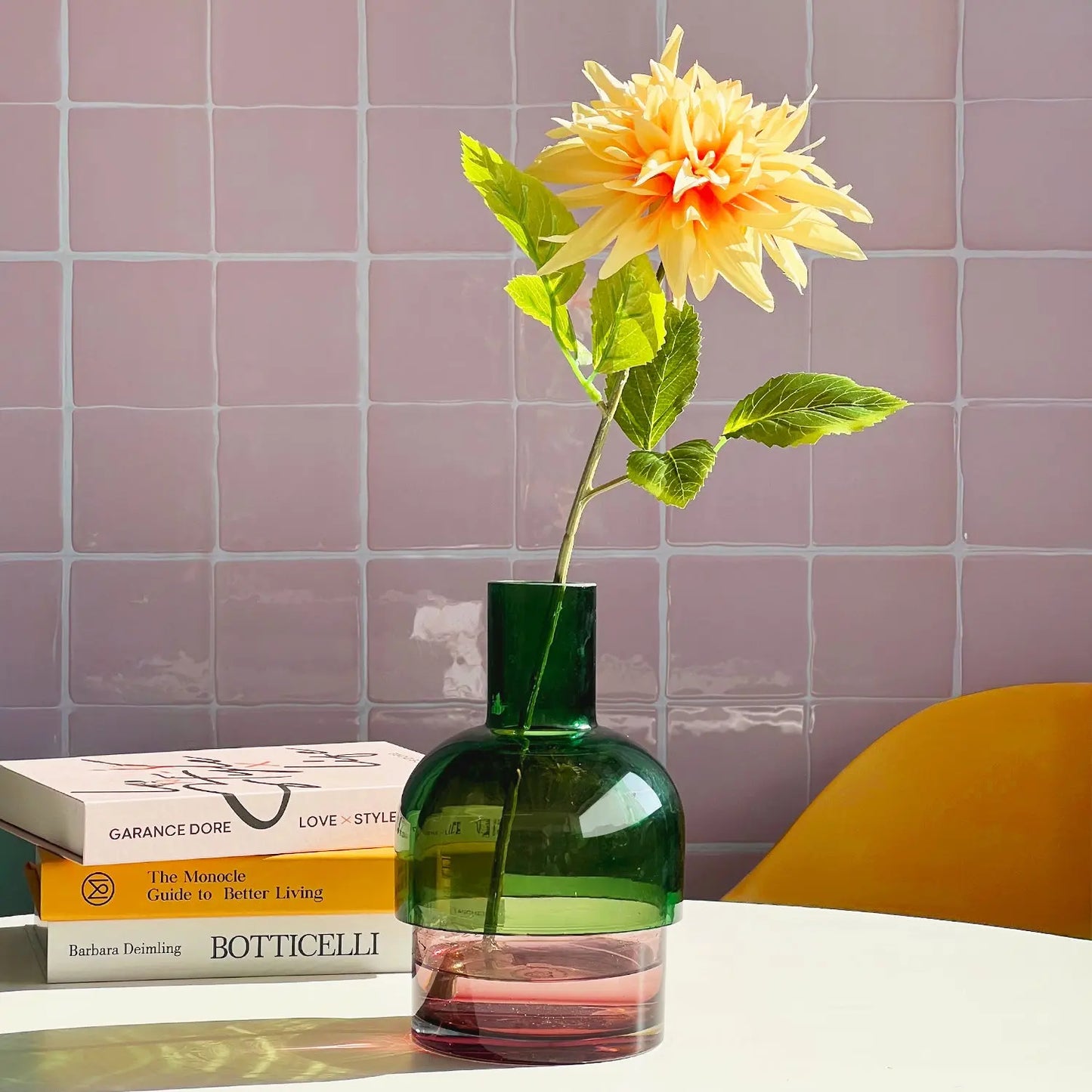 Flip Med Green & Pink - Vase Cloudnola