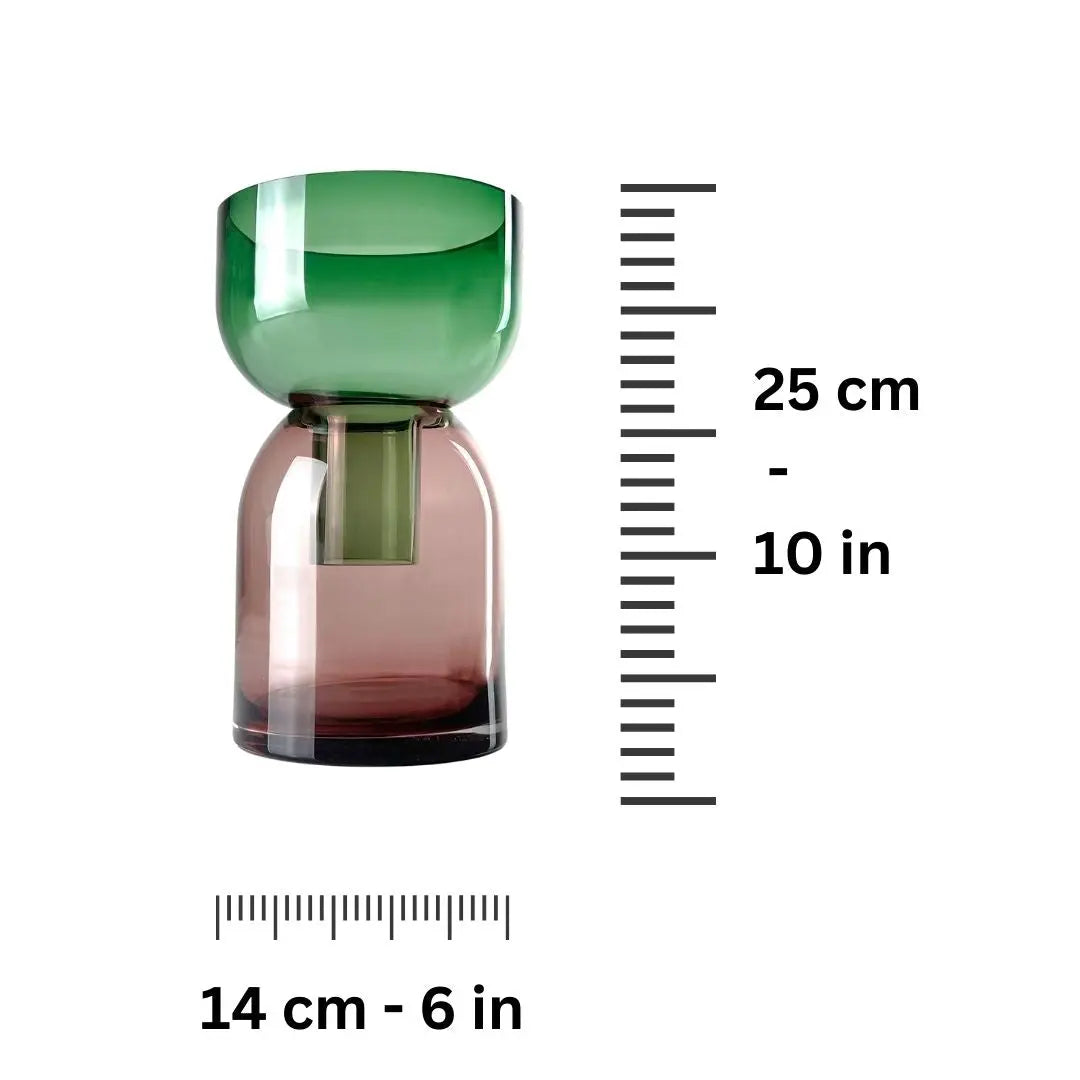 Flip Med Green & Pink - Vase Cloudnola