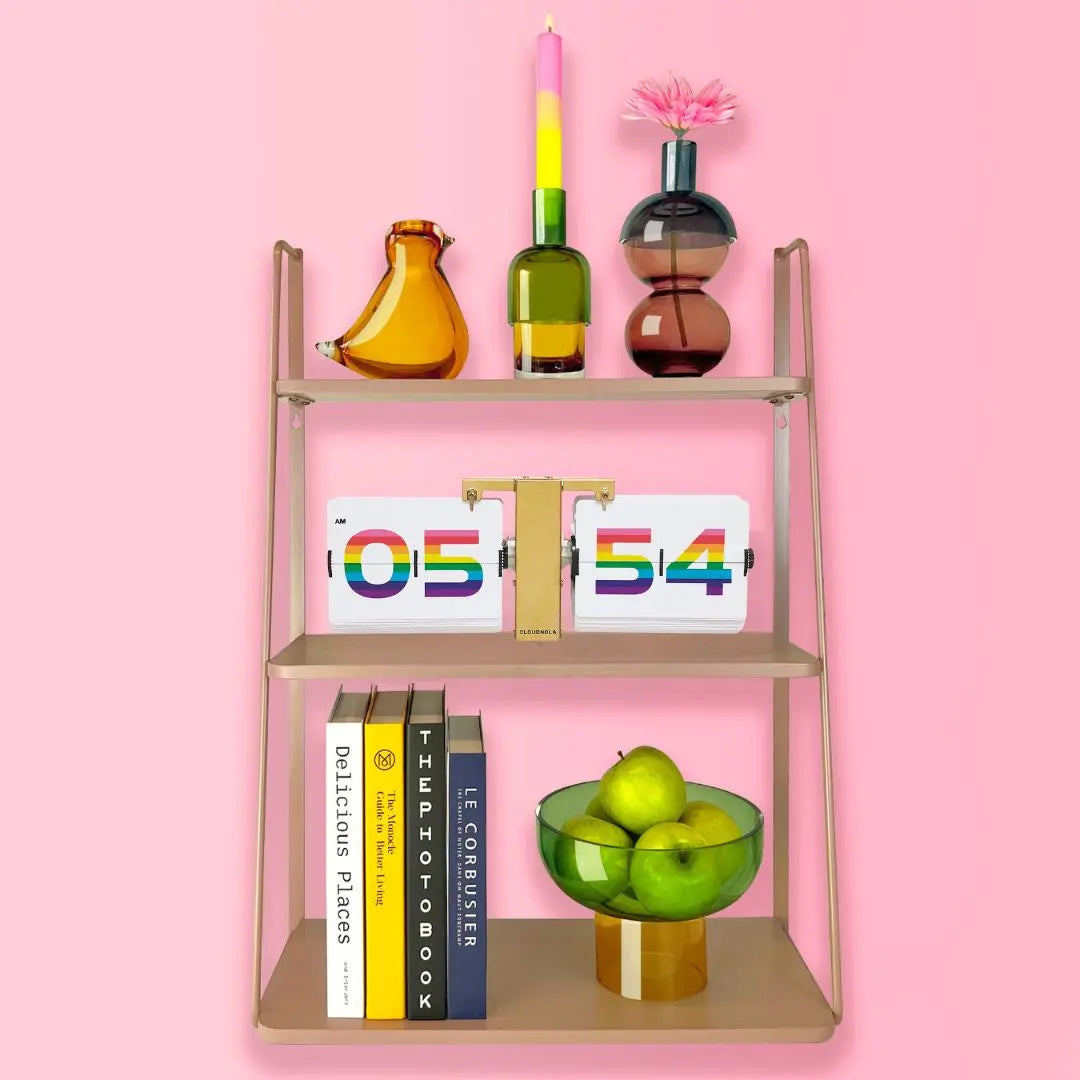Flipping Out Rainbow - Flip Clock Cloudnola