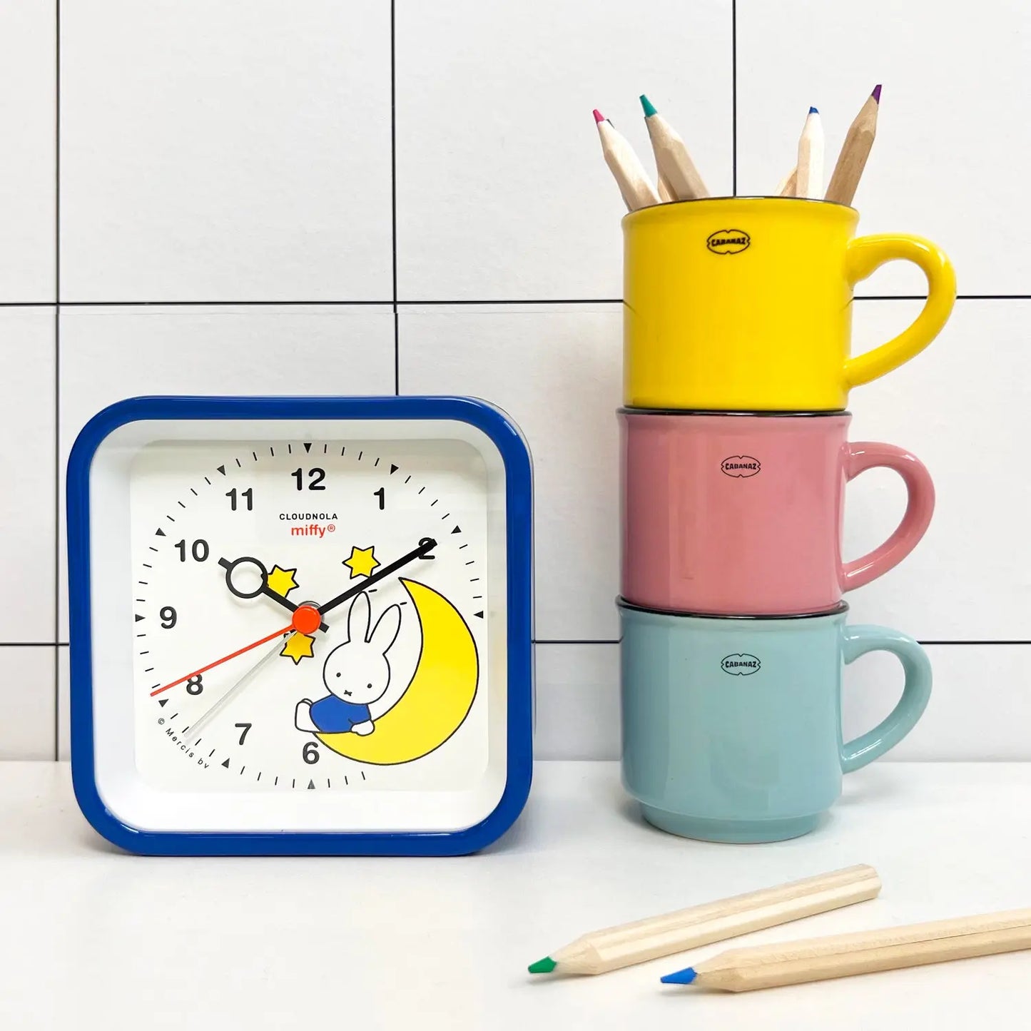 Miffy Blue Alarm Clock Cloudnola