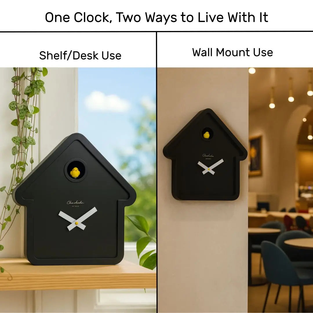 MoMA House Black Cuckoo Clock – Black Cuckoo Clock | Cloudnola Cloudnola