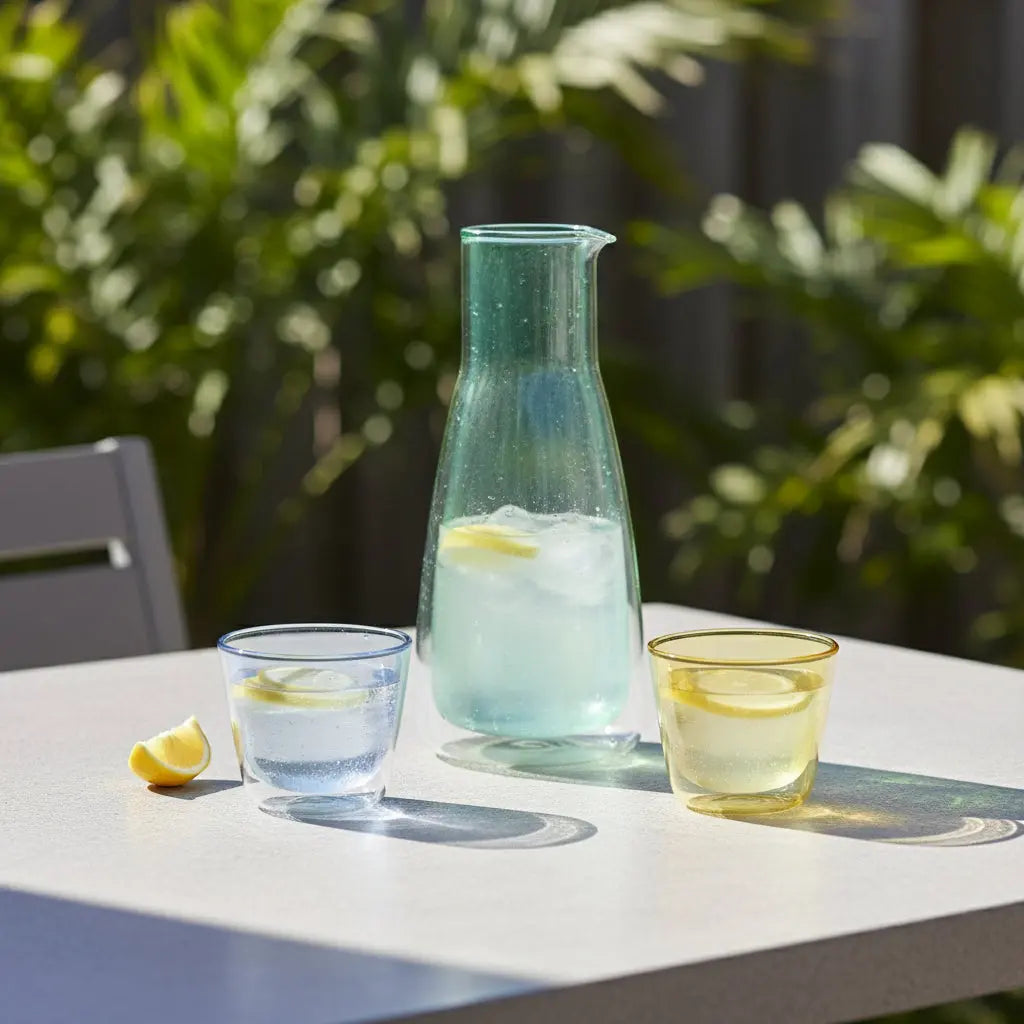 MoMA Rocks Carafe with Cups Cloudnola