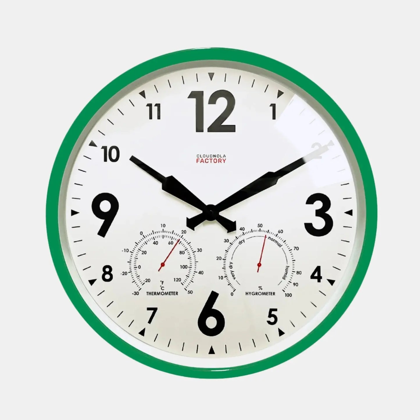 Outdoor Green - Clock Cloudnola