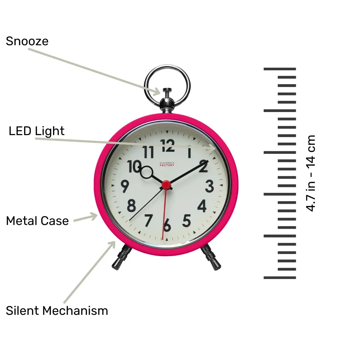 Pink - Alarm Clock Cloudnola