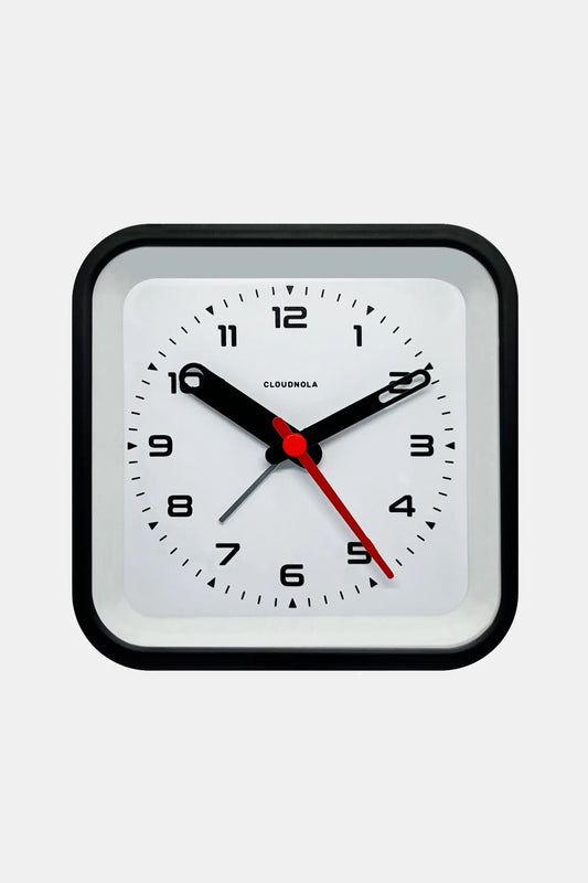 Railway Black Alarm Clock Cloudnola