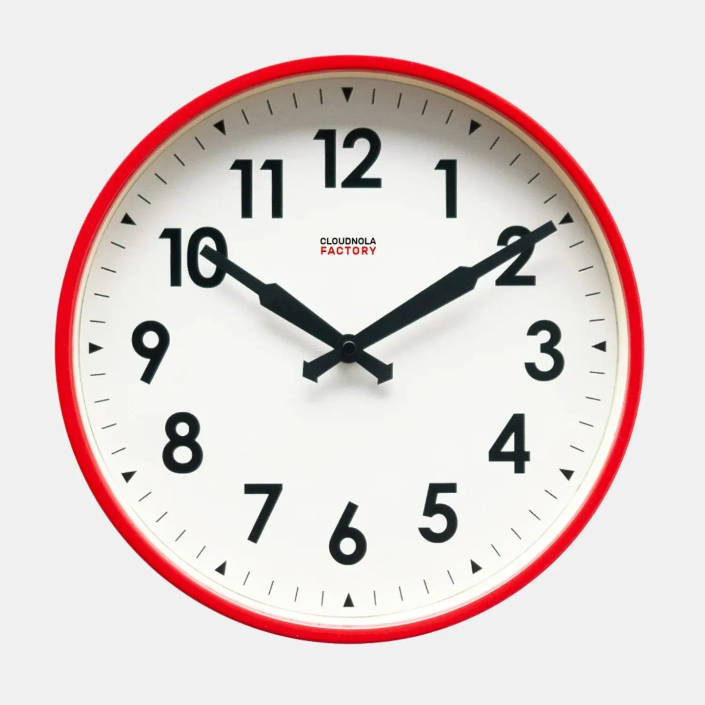 Red - Wall Clock Cloudnola