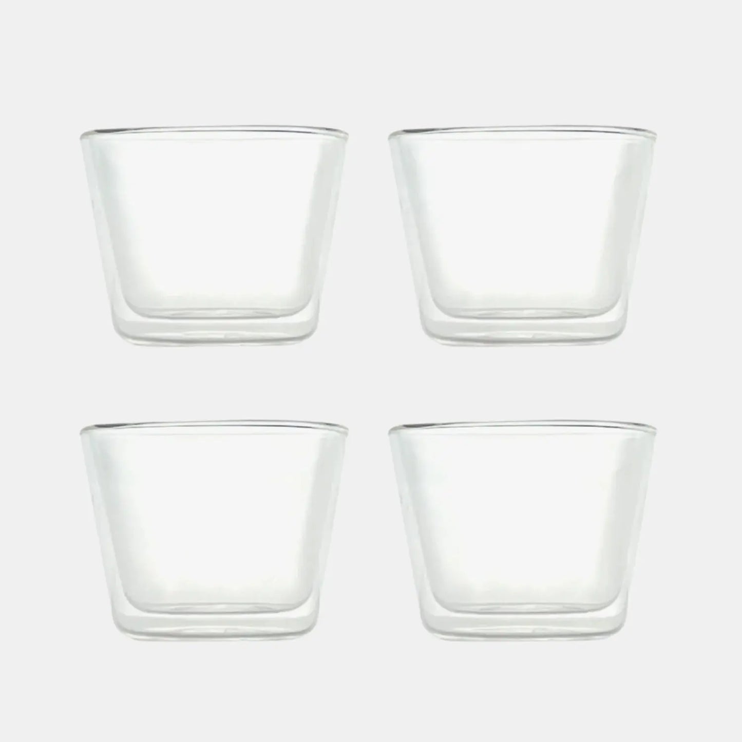 Rocks Double-Wall Glasses - Clear Set - Glasses Cloudnola