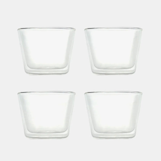 Rocks Double-Wall Glasses - Clear Set - Glasses Cloudnola