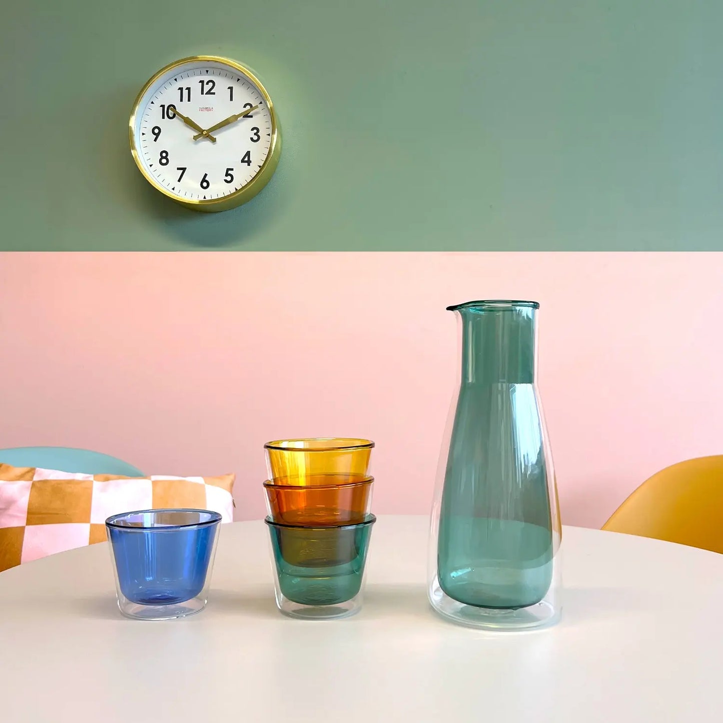 Rocks Double-Wall Glasses - Color Set - Glasses Cloudnola
