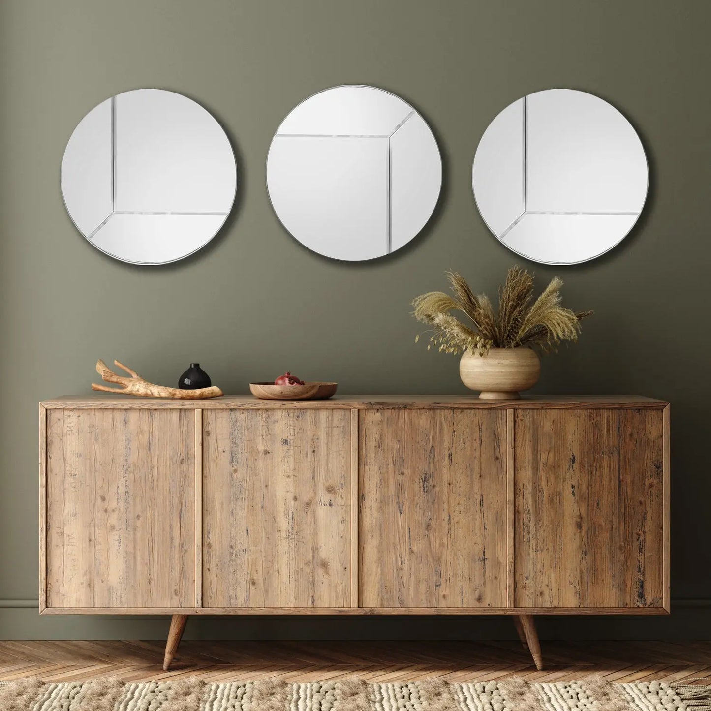 Round XL Reversible - Mirror Cloudnola