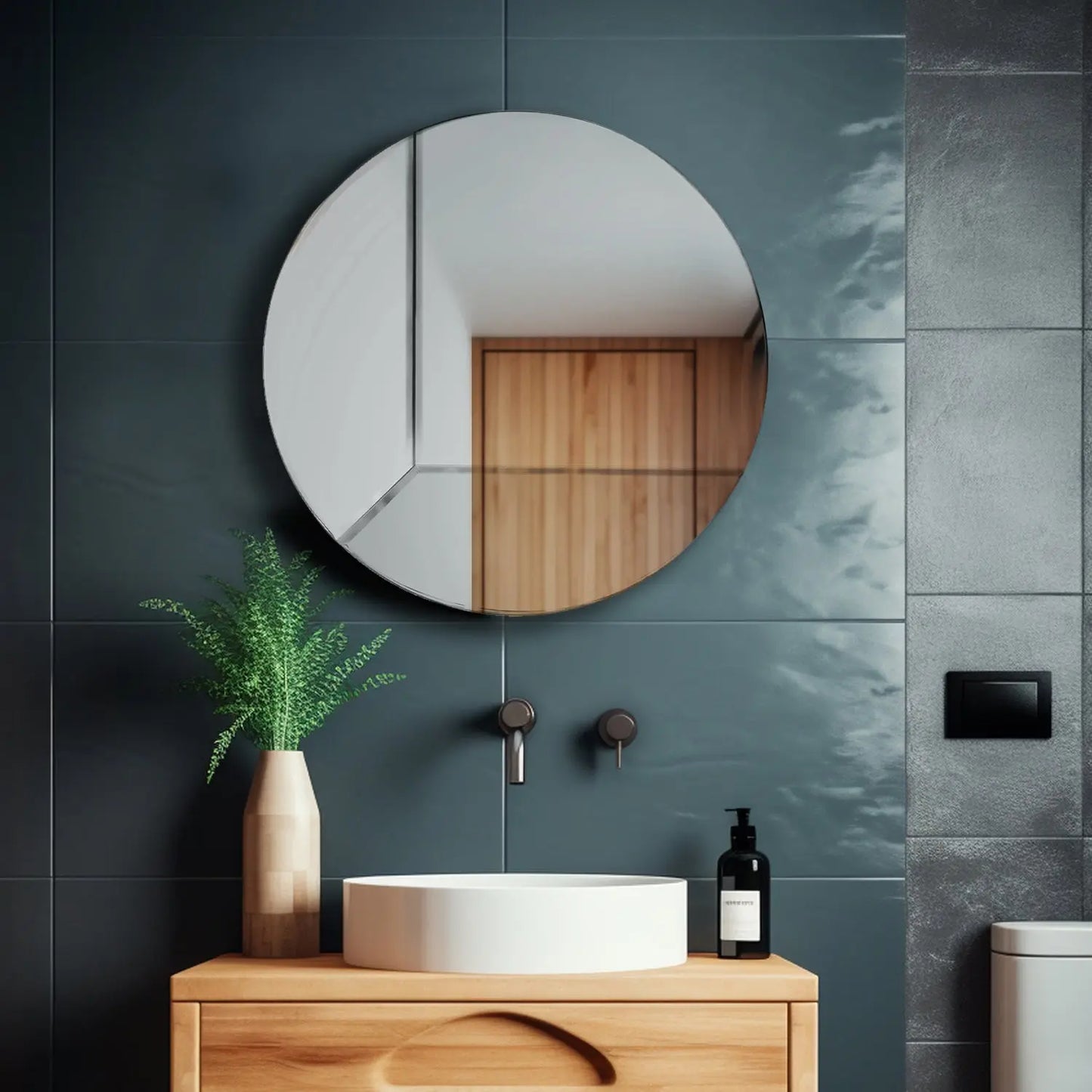 Round XL Reversible - Mirror Cloudnola