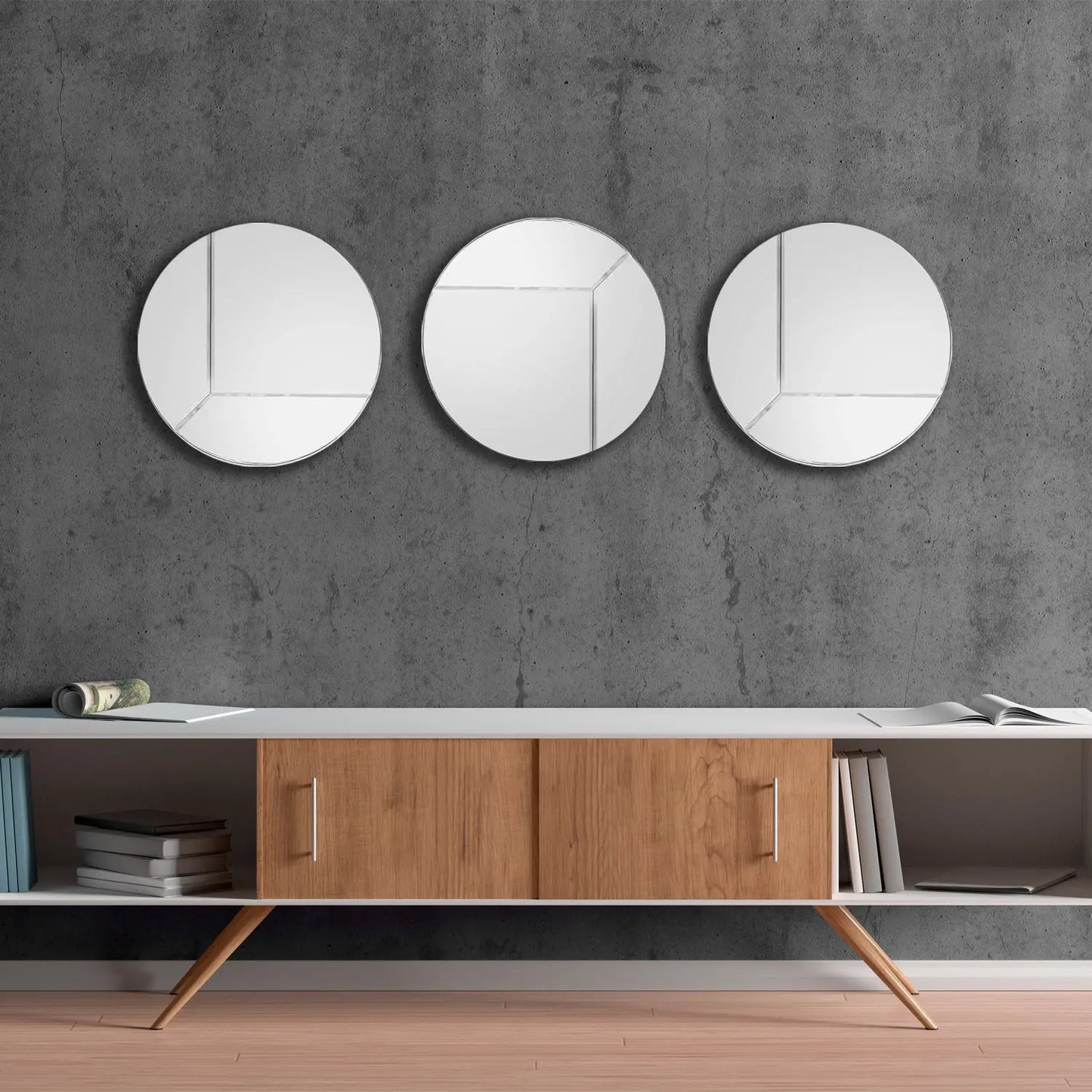 Round XL Reversible - Mirror Cloudnola