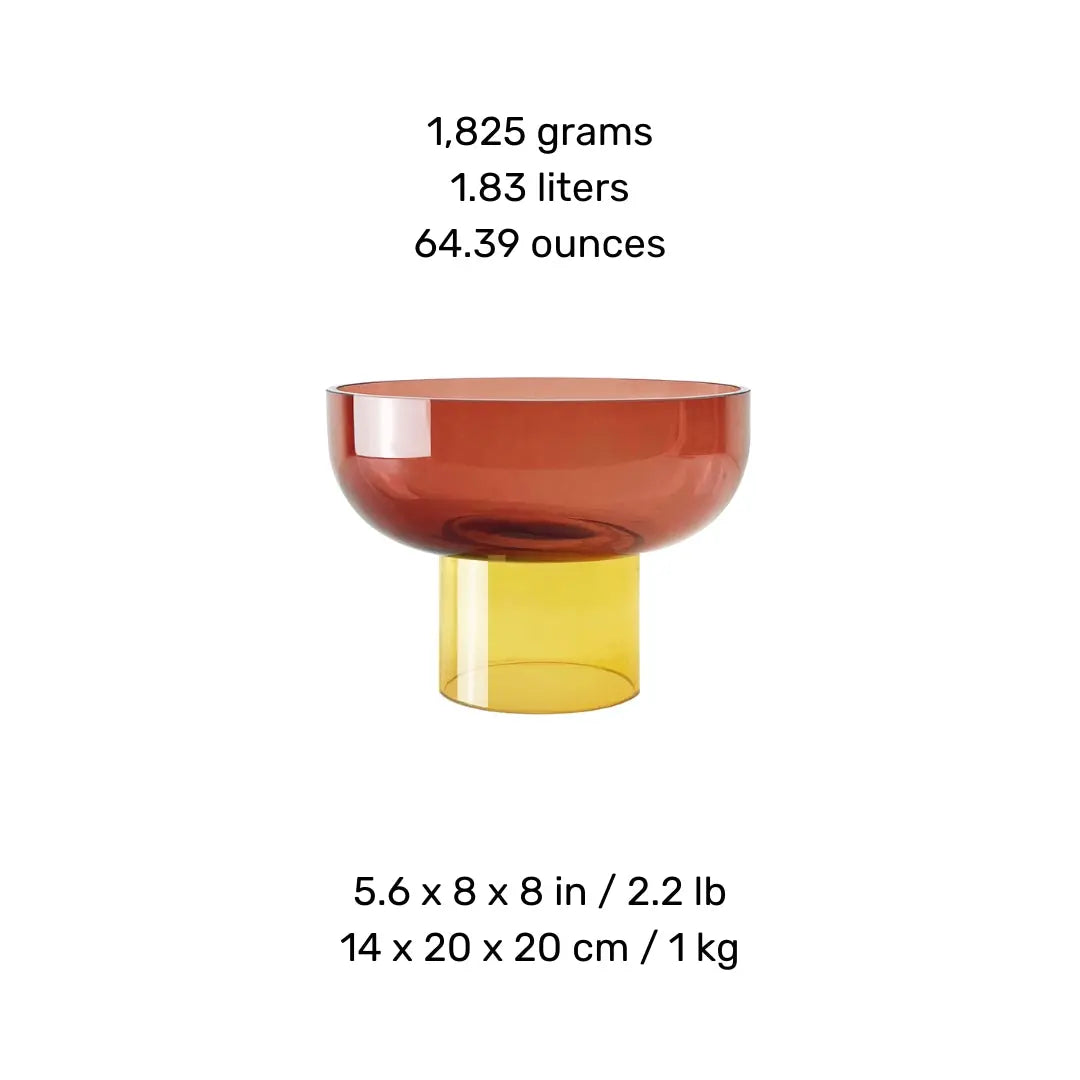 Tip Top Small Pink & Yellow - Bowl Cloudnola