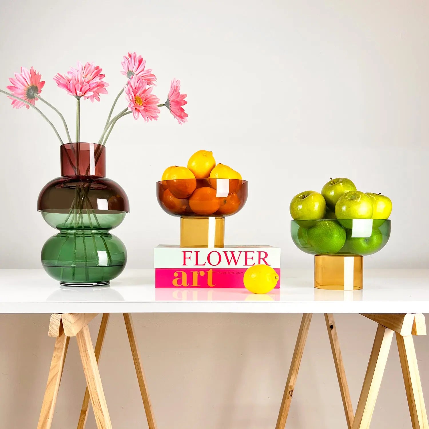 Tip Top Small Pink & Yellow - Bowl Cloudnola