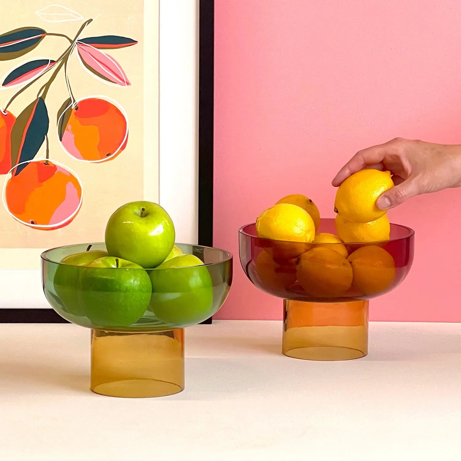 Tip Top Small Pink & Yellow - Bowl Cloudnola