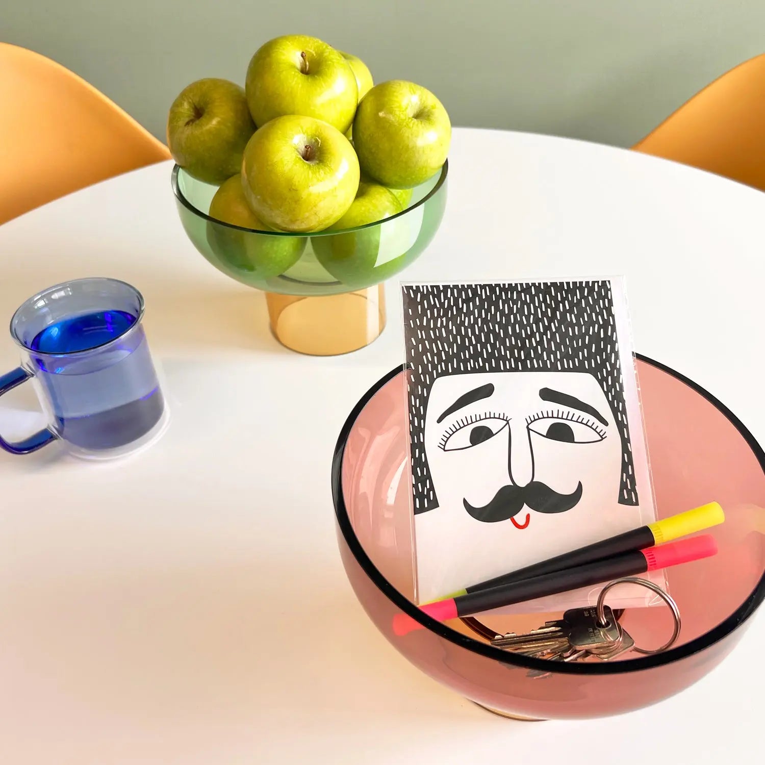 Tip Top XL Blue & Pink - Bowl Cloudnola