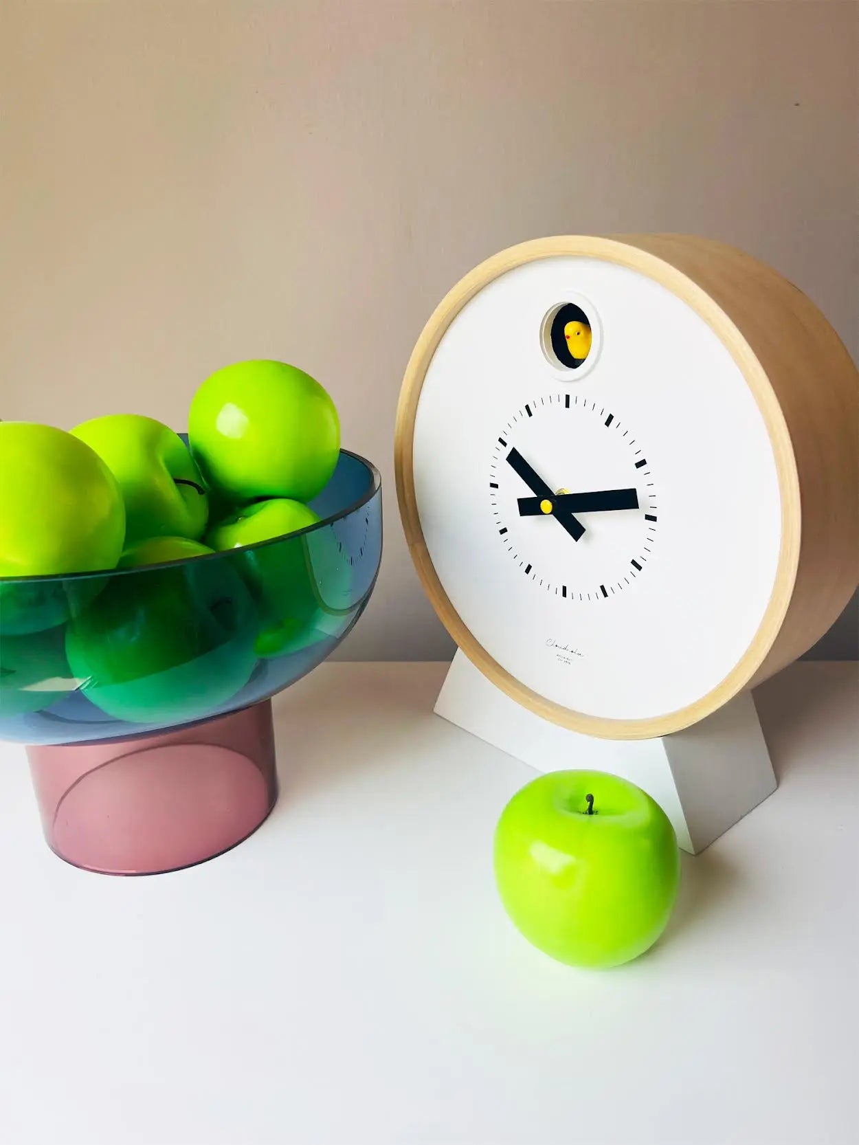 Tip Top XL Blue & Pink – Blue Glass Fruit Bowl | Cloudnola Cloudnola