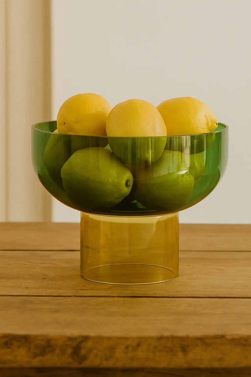 Tip Top XL Green & Yellow – Large Decorative Bowls for Tables | Cloudnola Cloudnola