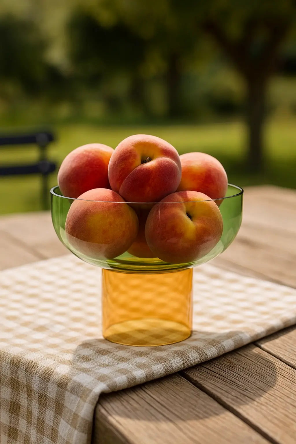 Tip Top XL Green & Yellow – Large Decorative Bowls for Tables | Cloudnola Cloudnola