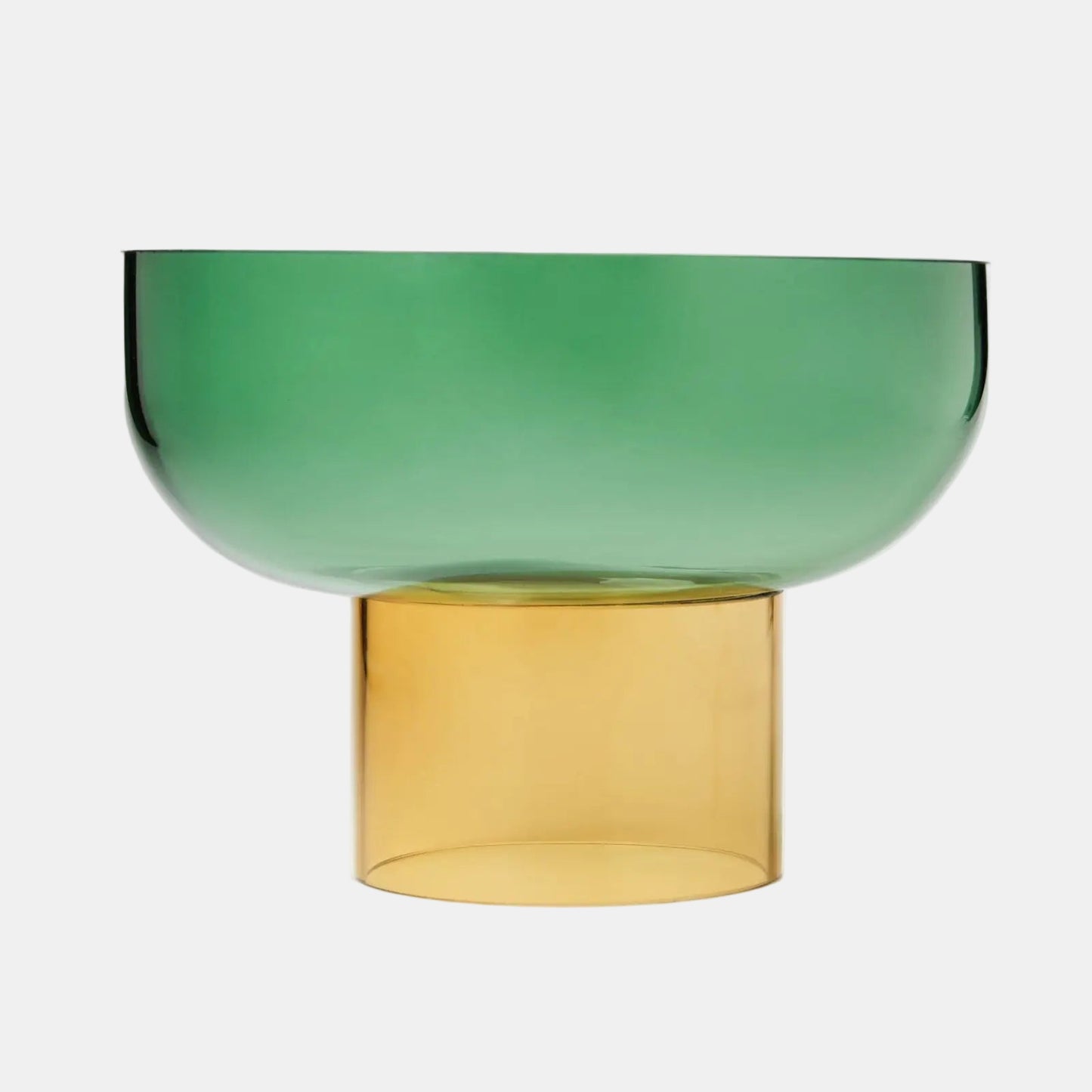 Tip Top XL Green & Yellow – Large Decorative Bowls for Tables | Cloudnola Cloudnola