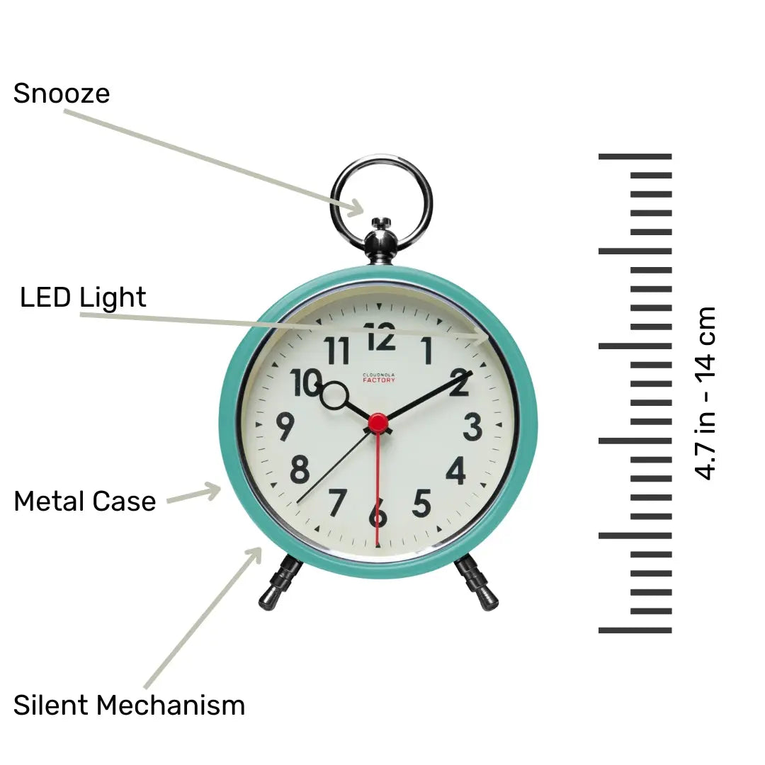 Turquoise - Alarm Clock Cloudnola