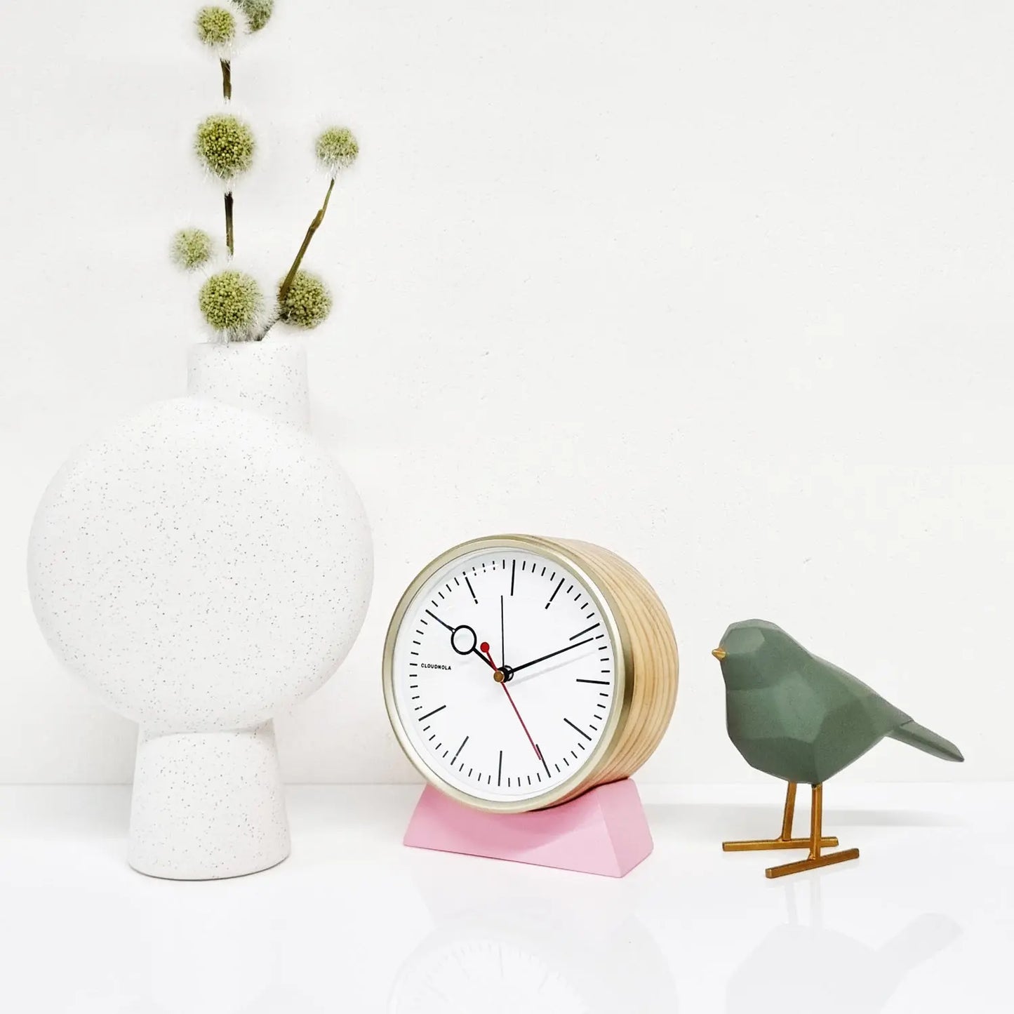 Wood Pink - Alarm Clock Cloudnola