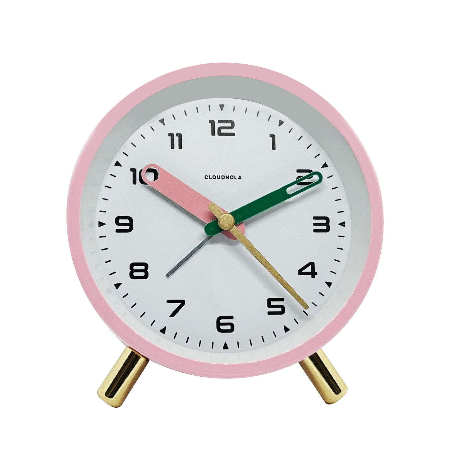 Studio Miami Pink Alarm Clock - Glamorous Golden Legs - LED Illumination