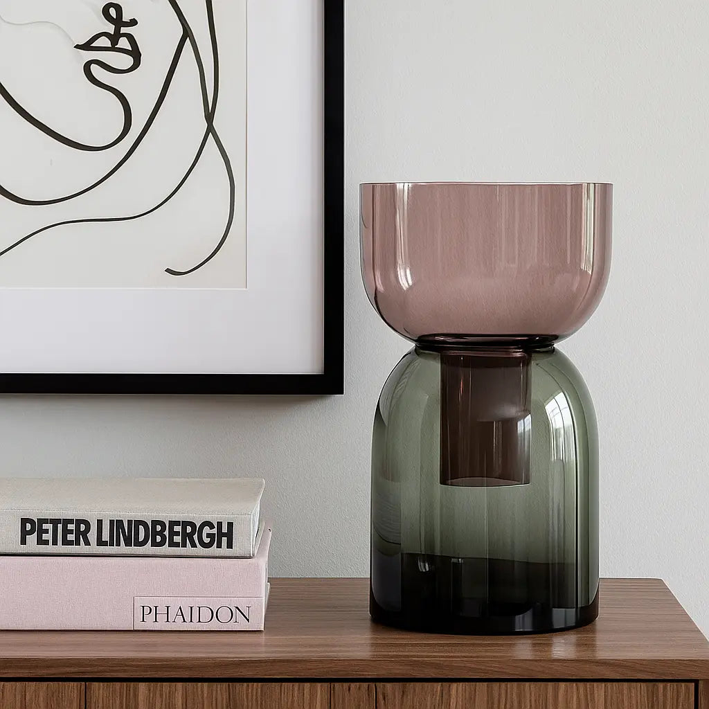 Cloudnola Flip Glass Vase Featured in Brit + Co’s Anthropologie Holiday Decor Roundup