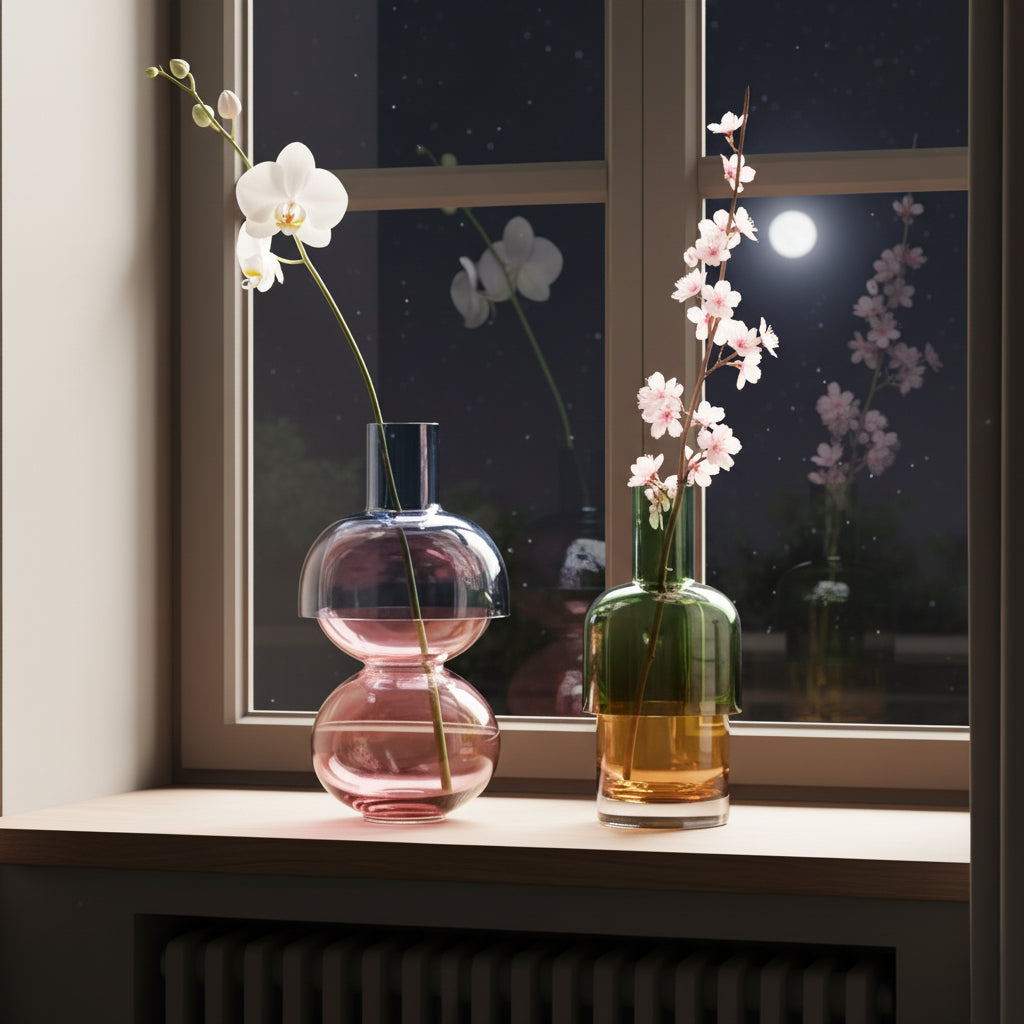 Cloudnola Reversible Glass Vase Set Featured by ELLE Decor