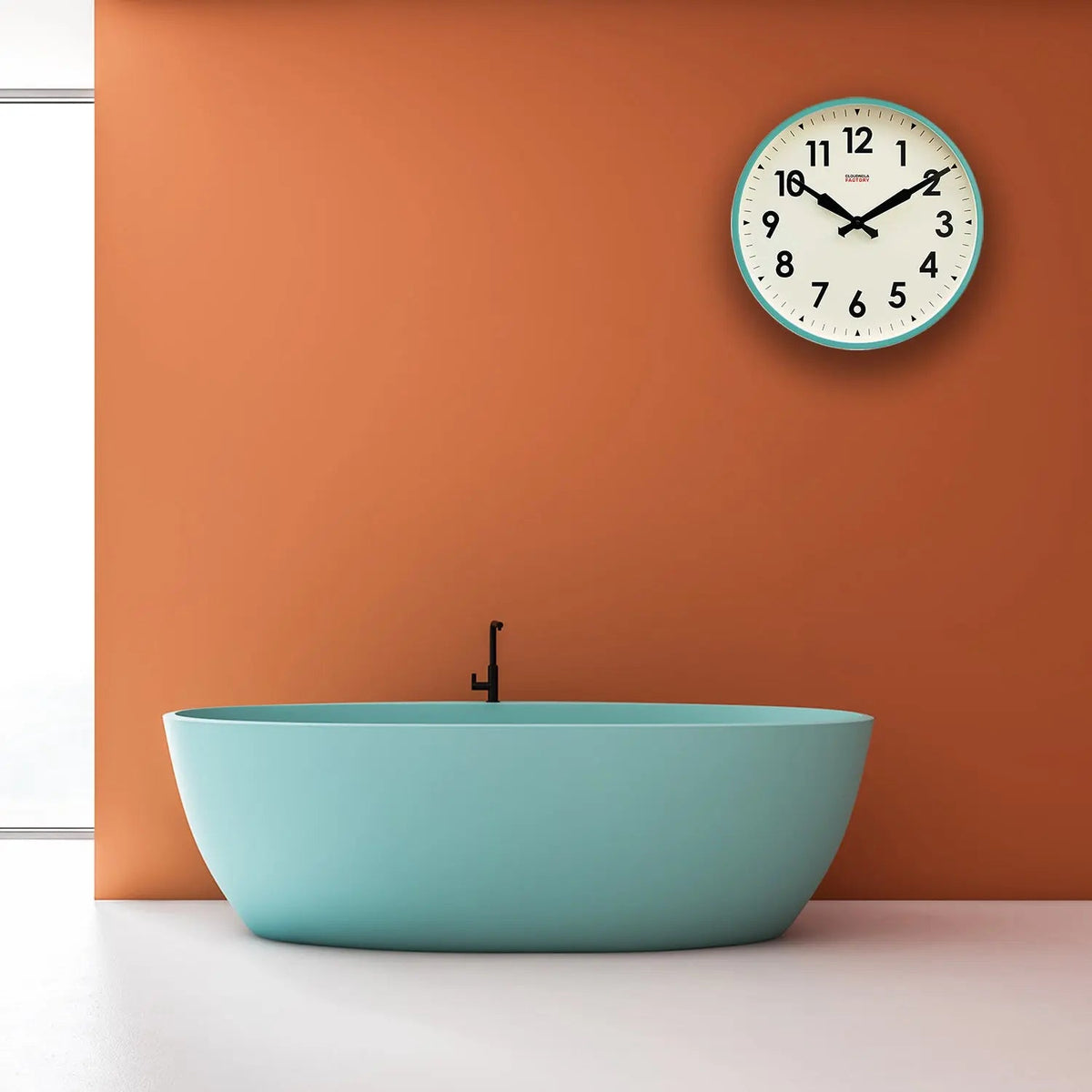 Cloudnola Factory Wall Clock Featured by House Beautiful