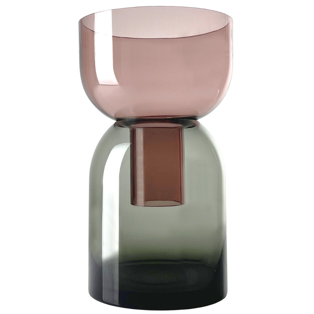 Flip Large Gray & Pink - Vase