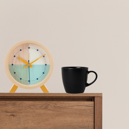 Wood Turquoise - Desk Clock -  Alarm Clocks - Cloudnola 